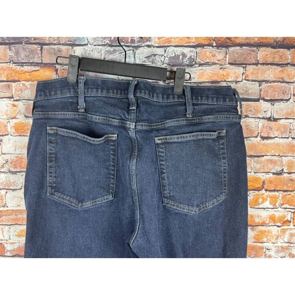 J.Crew Men's Straight Fit Flex In Signature Stretch Blue Jeans 38